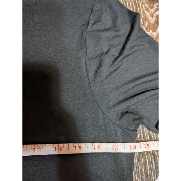 Torrid Women Super Soft Knits Short Sleeve Dress Size 1 XL Rayon Blend Black 120 - Picture 8 of 8